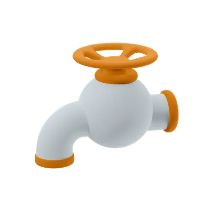 Water Faucet  3D Illustration