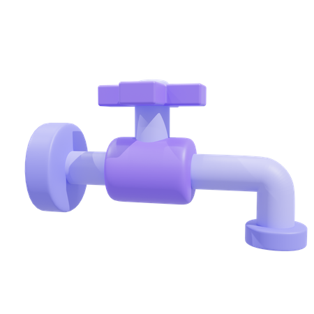 Water Faucet  3D Icon