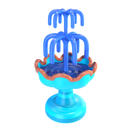 Water Fountain  3D Icon