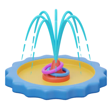 Water fountain  3D Icon