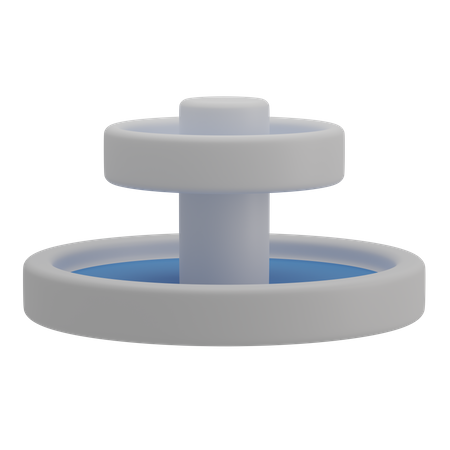 Water Fountain  3D Illustration