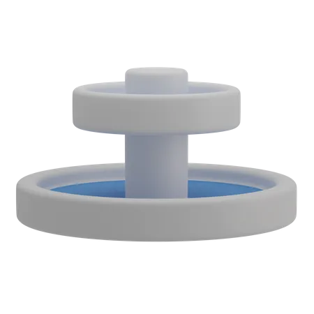 Water Fountain  3D Illustration