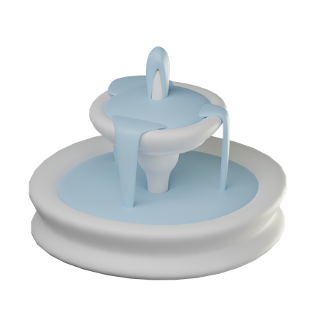 Water Fountain  3D Icon