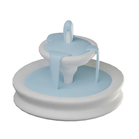 Water Fountain  3D Icon