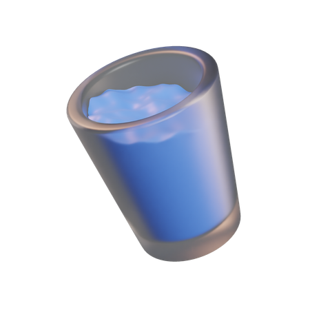 Water Glass  3D Icon