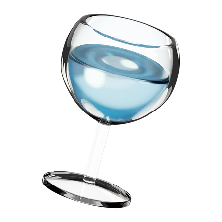 Water Glass  3D Icon