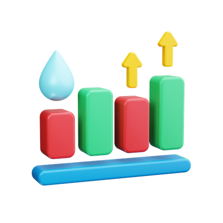 Water Growth  3D Icon