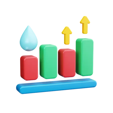Water Growth  3D Icon