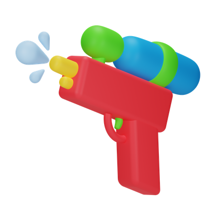 Water Gun  3D Icon