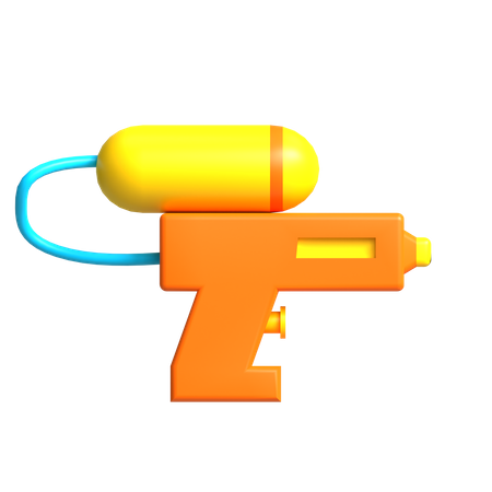 Water Gun  3D Icon