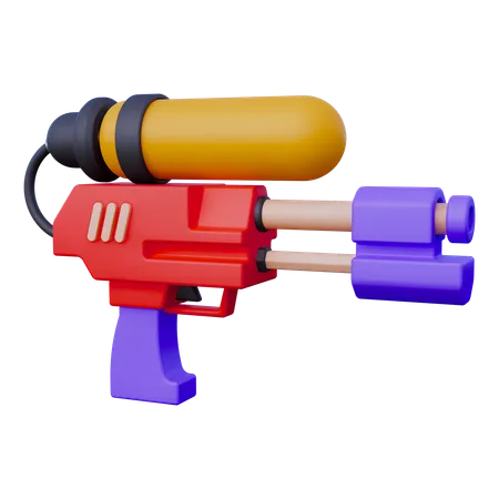 Water Gun  3D Icon