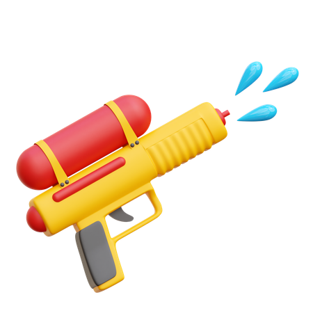 Water Gun  3D Icon