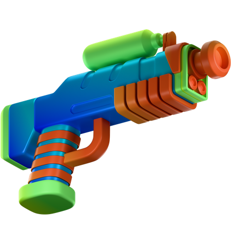 Water Gun  3D Icon