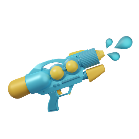 Water Gun  3D Icon