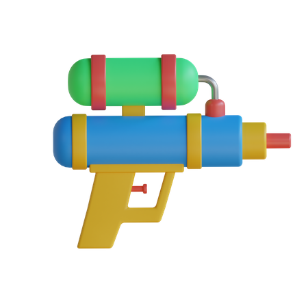 Water Gun  3D Icon