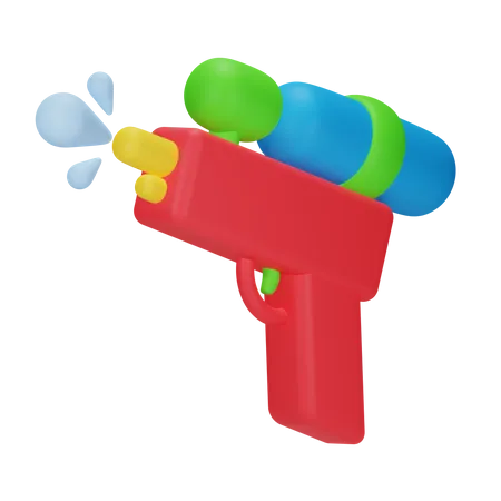 Water Gun 3 D Toy 3D Icon