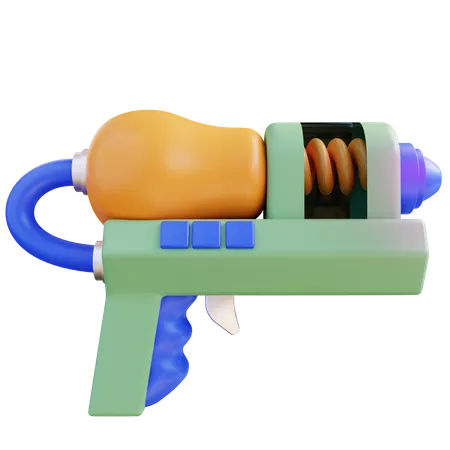 3 D Illustration Water Gun 3D Icon