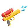 water gun 3d logo