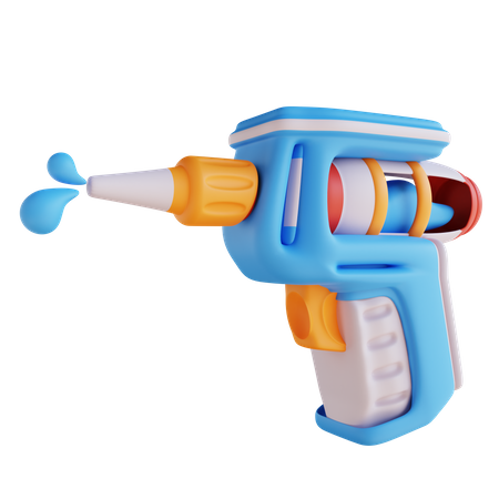 Water Gun Toy 3D Icon