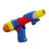 water gun toy 3d illustration
