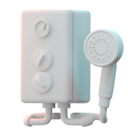 온수기  3D Icon