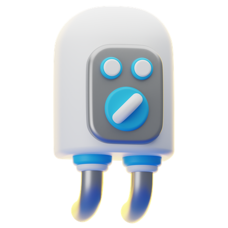 온수기  3D Icon