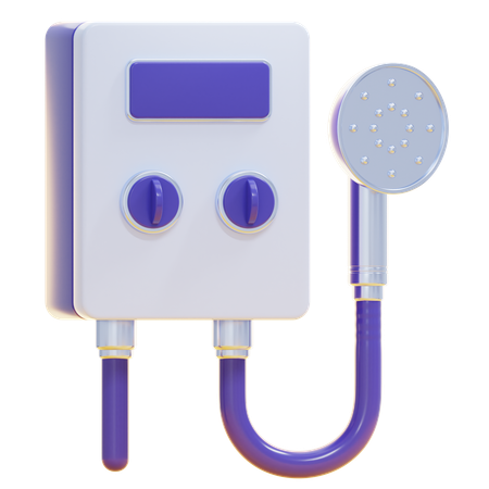 온수기  3D Icon