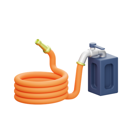 Water Hose  3D Icon