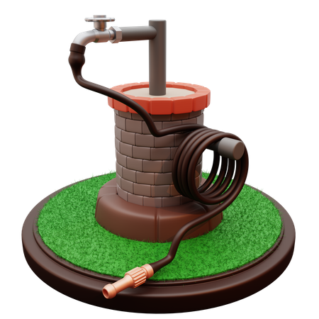 Water Hose  3D Icon