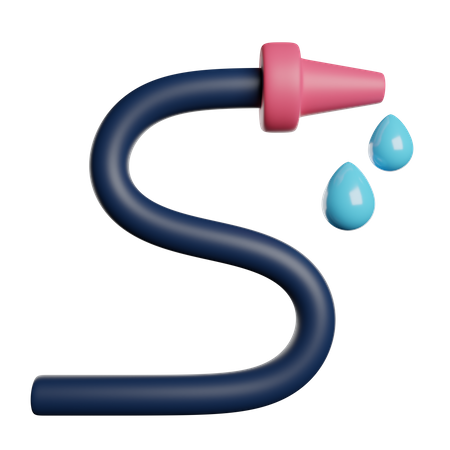 Water Hose  3D Icon