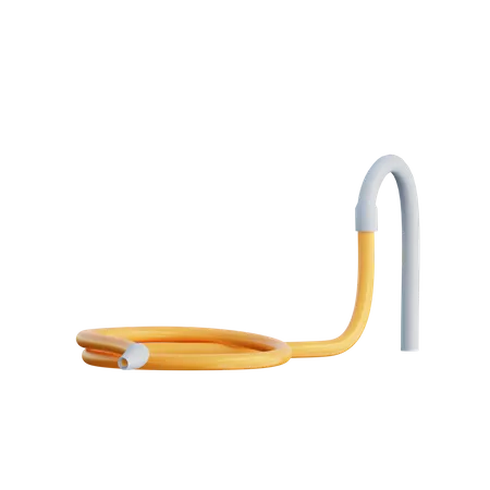 Water Hose  3D Illustration