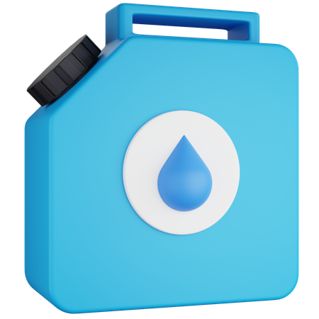 Water Jerry Can  3D Icon
