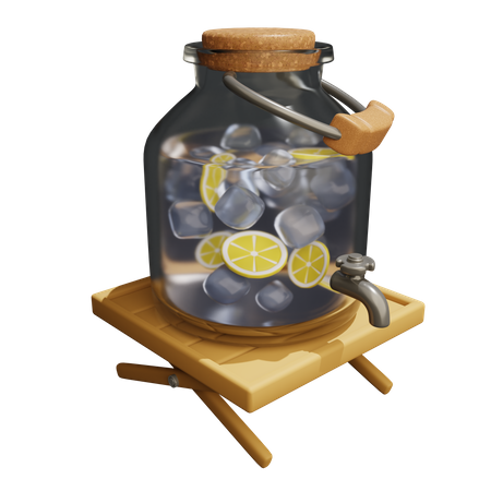 Water Jug set  3D Icon