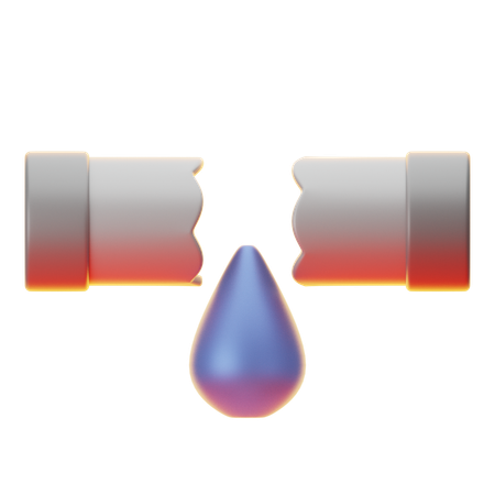 누수  3D Icon