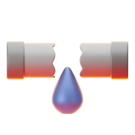 누수  3D Icon