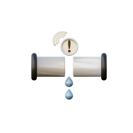 Water Leak Sensor  3D Illustration