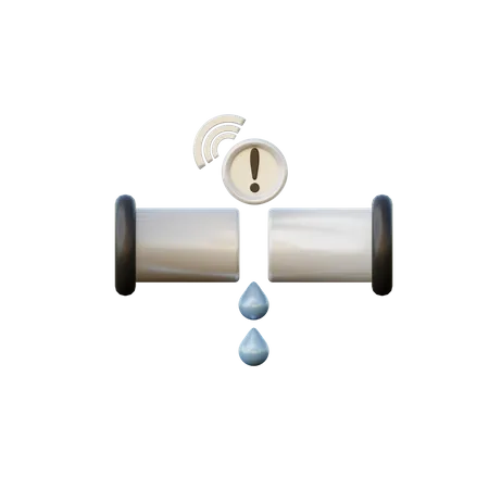 Water Leak Sensor  3D Illustration