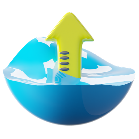 Water Level 3D Icon