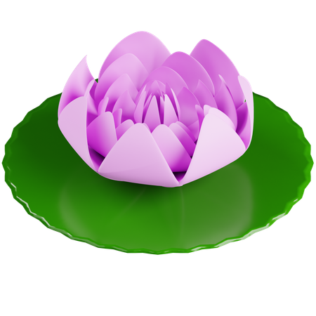 Water Lily  3D Icon