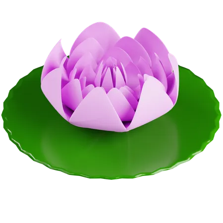 Water Lily  3D Icon