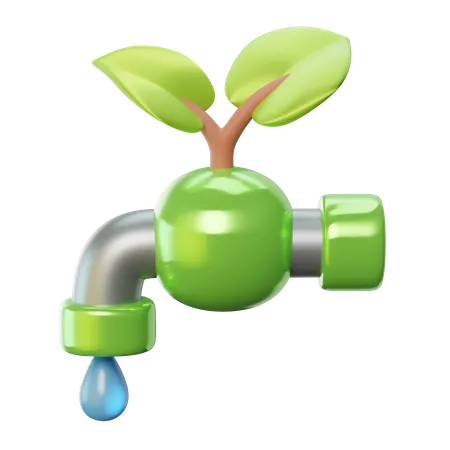 Water Management 3D Icon