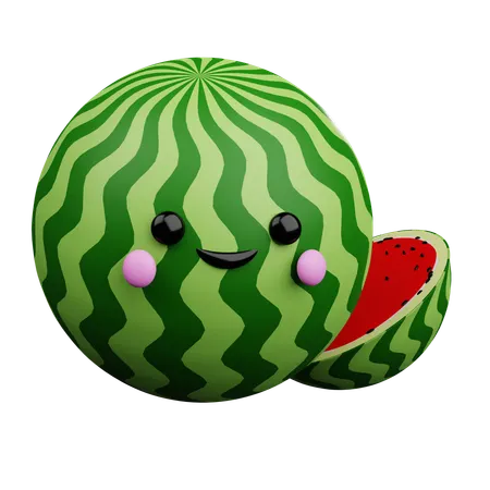 Water Melon  3D Icon