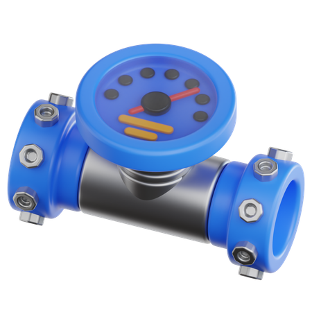 Water Meter  3D Icon