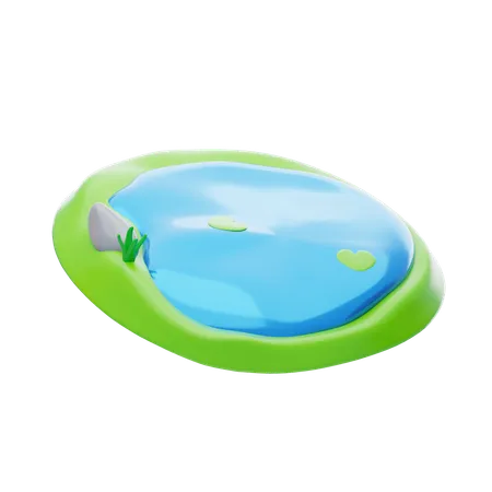 Water Pond  3D Icon