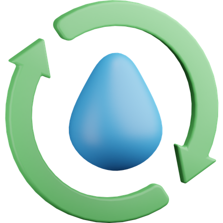 Water Purification  3D Icon