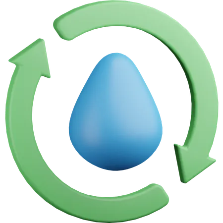 Water Purification  3D Icon