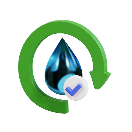 Water Purification  3D Icon