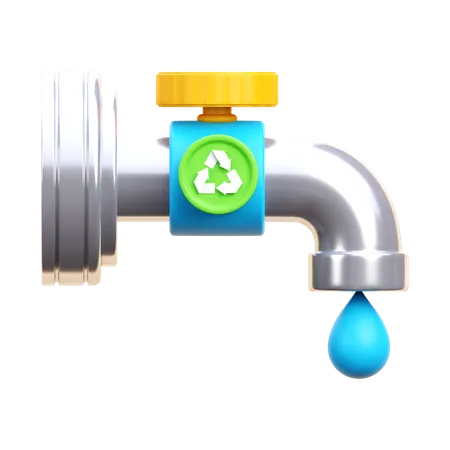 Water Recycling  3D Icon