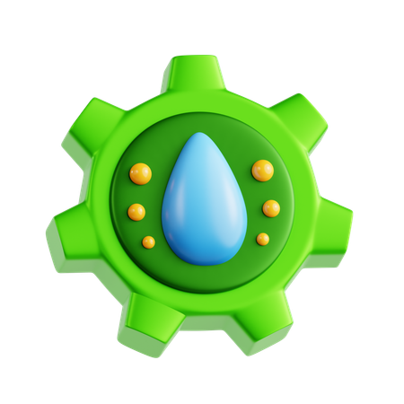 Water Saving  3D Icon