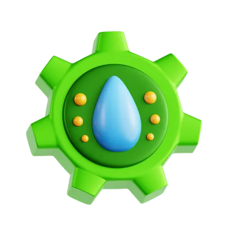 Water Saving  3D Icon